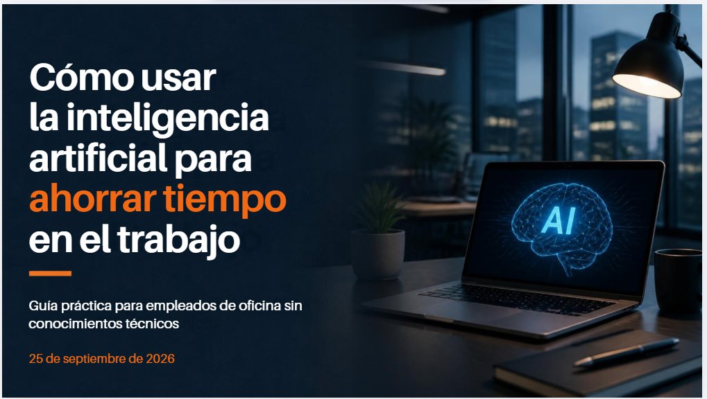 Portada de la presentación generada con Canva